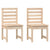 Garden Chairs 2 pcs 50x48x91.5 cm Solid Wood Pine