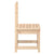 Garden Chairs 2 pcs 50x48x91.5 cm Solid Wood Pine