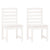 Garden Chairs 2 pcs White 50x48x91.5 cm Solid Wood Pine