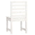 Garden Chairs 2 pcs White 50x48x91.5 cm Solid Wood Pine