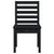 Garden Chairs 2 pcs Black 50x48x91.5 cm Solid Wood Pine