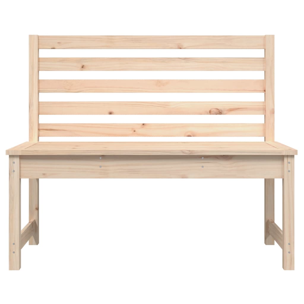 Garden Bench 109 cm Solid Wood Pine