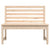 Garden Bench 109 cm Solid Wood Pine