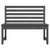 Garden Bench Grey 109 cm Solid Wood Pine