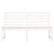 Garden Bench White 157.5 cm Solid Wood Pine