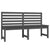 Garden Bench Grey 157.5 cm Solid Wood Pine