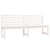 Garden Bench White 201.5 cm Solid Wood Pine