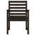 Garden Chairs 2 pcs Black 60x48x91 cm Solid Wood Pine