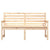 Garden Bench 159.5x48x91.5 cm Solid Wood Pine