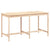 Garden Table 203.5x90x110 cm Solid Wood Pine