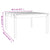 Garden Table White 82.5x82.5x45 cm Solid Wood Pine