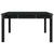 Garden Table Black 82.5x82.5x45 cm Solid Wood Pine