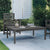 Garden Table Grey 121x82.5x45 cm Solid Wood Pine