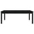 Garden Table Black 121x82.5x45 cm Solid Wood Pine