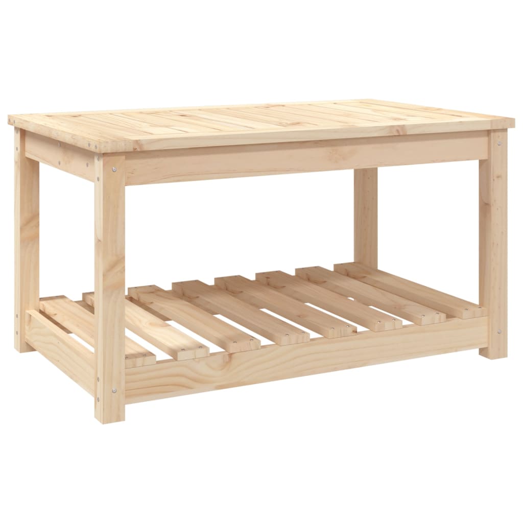 Garden Table 82.5x50.5x45 cm Solid Wood Pine