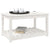 Garden Table White 82.5x50.5x45 cm Solid Wood Pine