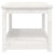 Garden Table White 82.5x50.5x45 cm Solid Wood Pine