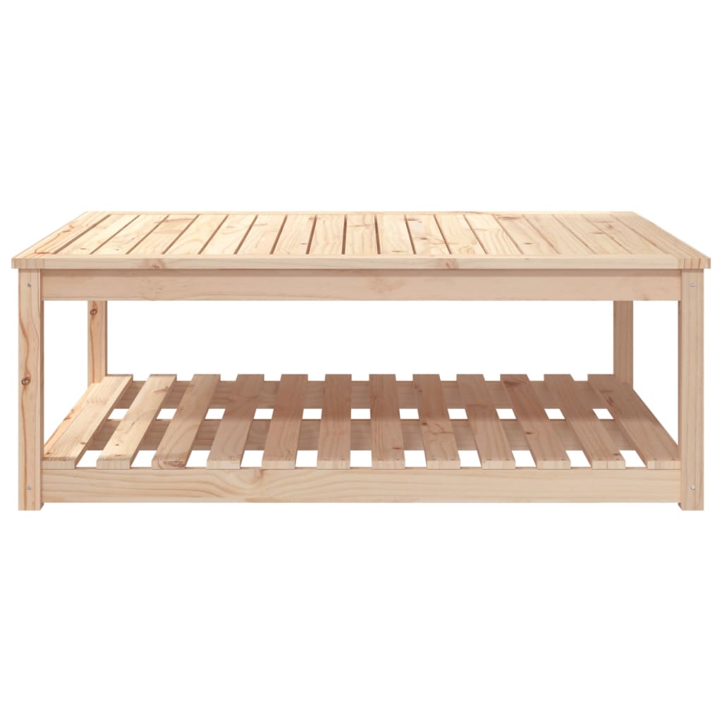 Garden Table 121x82.5x45 cm Solid Wood Pine