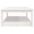 Garden Table White 121x82.5x45 cm Solid Wood Pine