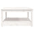 Garden Table White 82.5x82.5x45 cm Solid Wood Pine