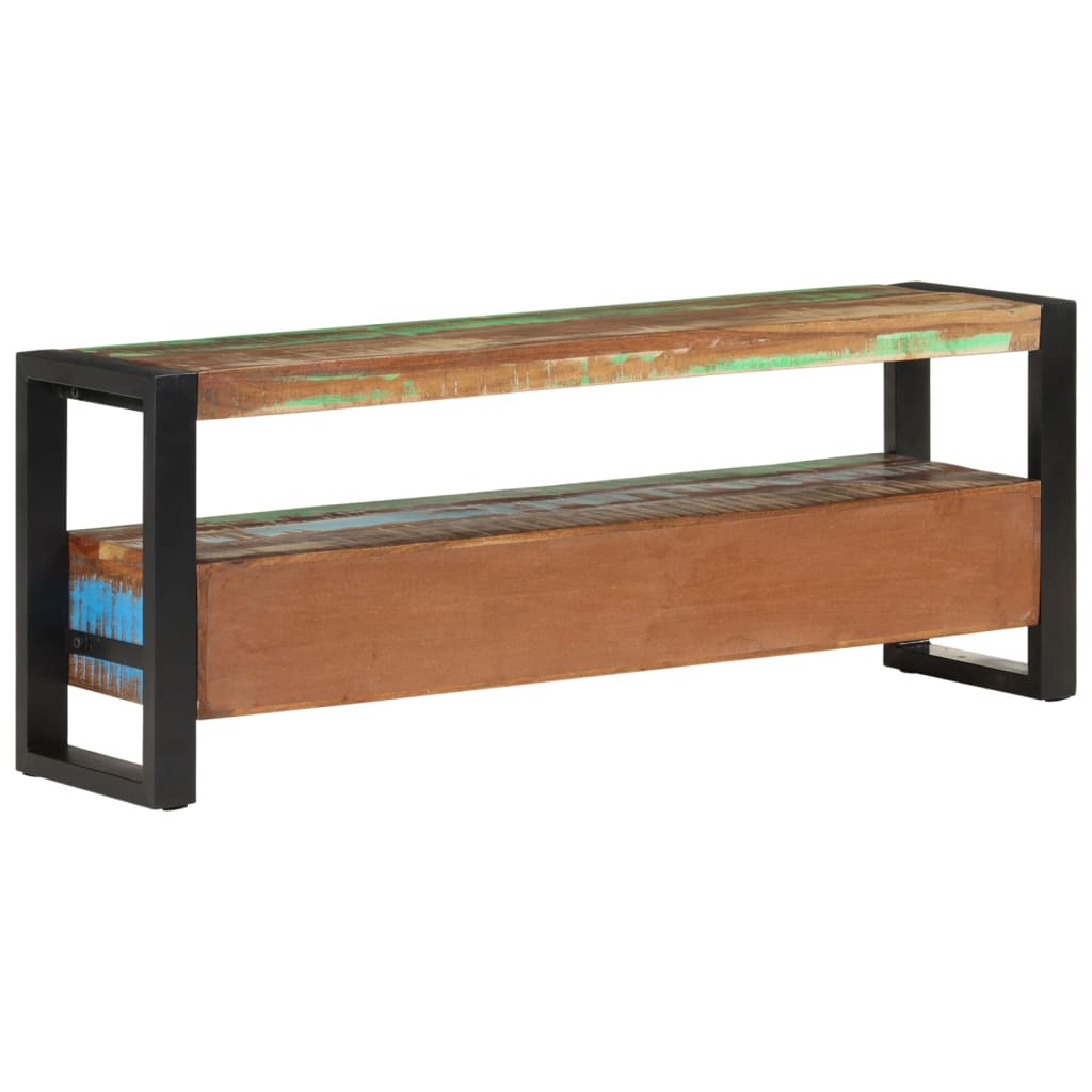 TV Cabinet 120x30x45 cm Solid Wood Reclaimed