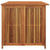 Garden Storage Box 200x80x75 cm Solid Wood Acacia