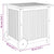 Garden Storage Box with Wheels 60x50x58 cm Solid Wood Acacia