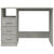 Desk with Drawers Concrete Grey 102x50x76 cm Engineered Wood