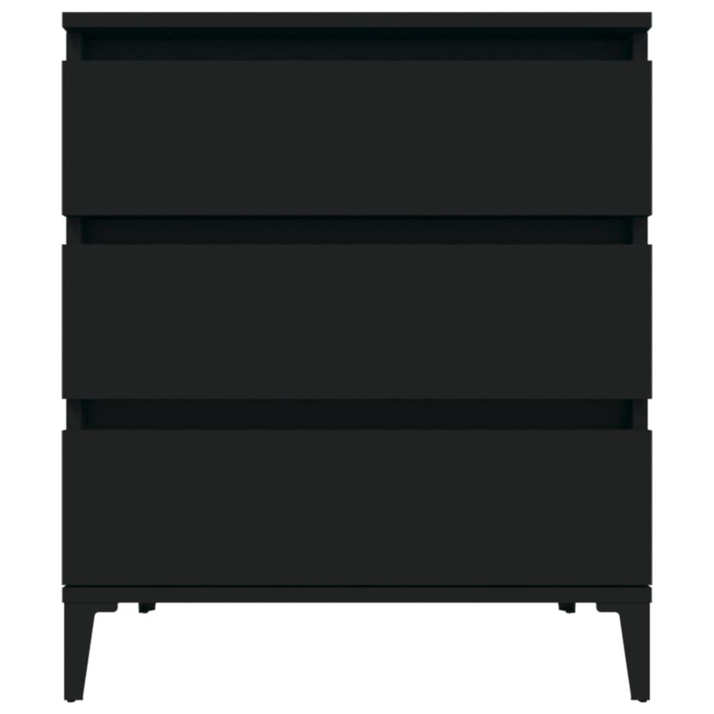 Sideboard Black 60x35x70 cm Engineered Wood