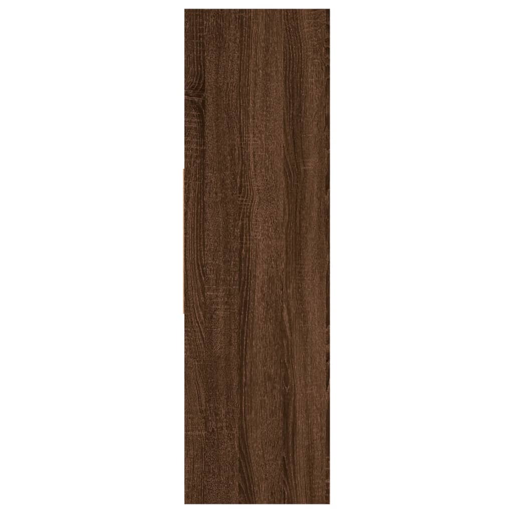 Book Cabinet Brown Oak 97.5x29.5x100 cm Engineered Wood