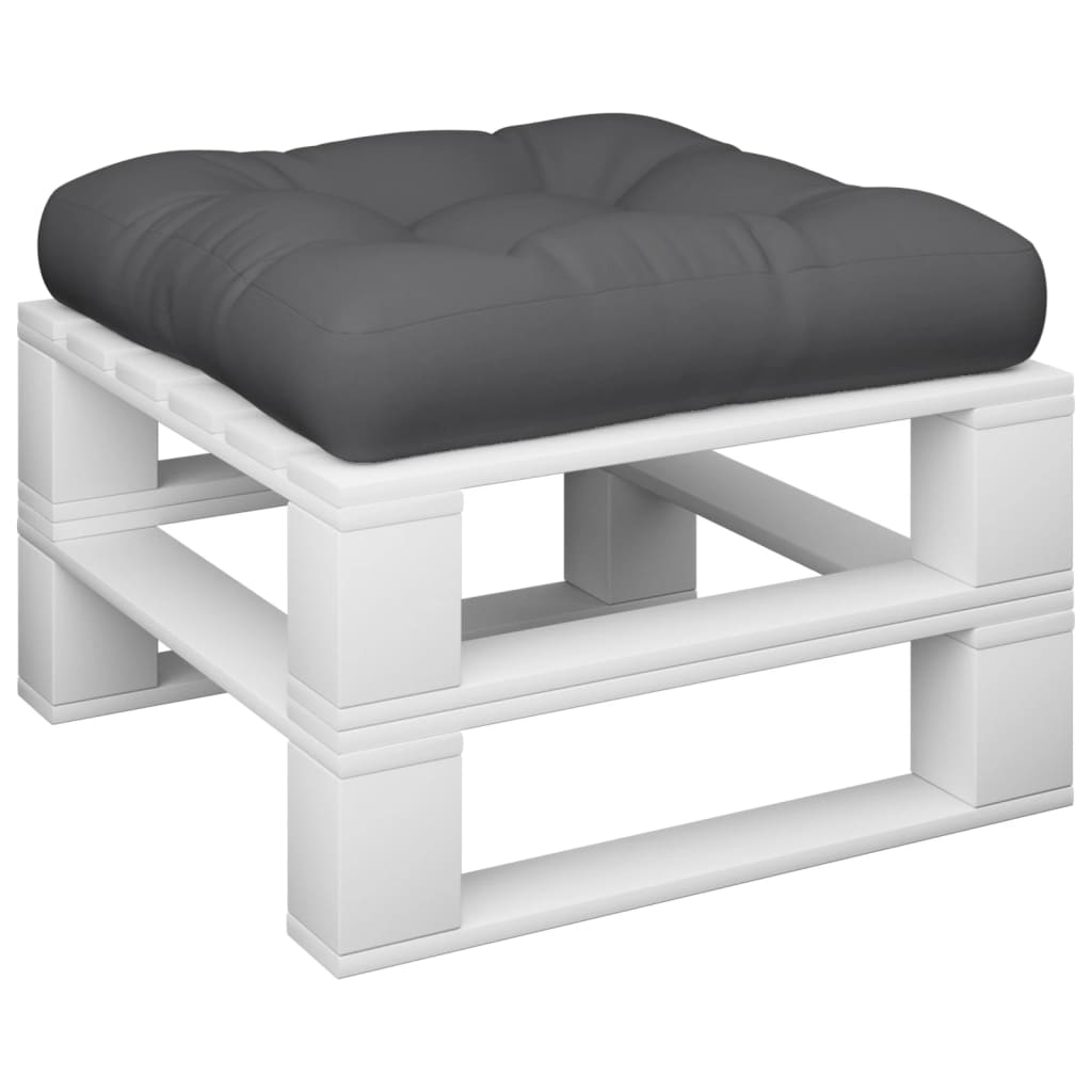 Pallet Cushion Anthracite 50x50x12 cm Fabric