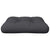 Pallet Cushion Black 50x50x12 cm Fabric