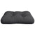 Pallet Cushion Black 50x50x12 cm Fabric