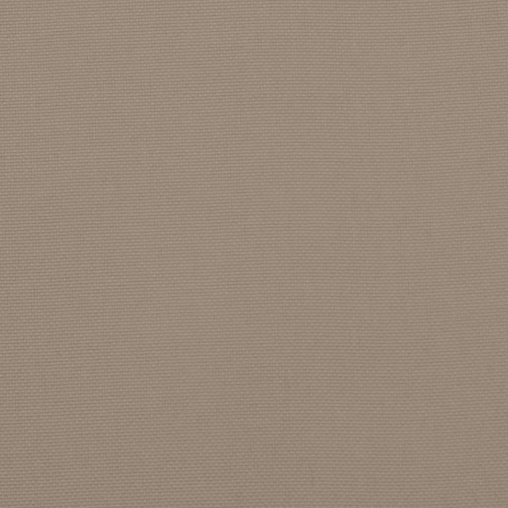 Pallet Cushion Taupe 50x50x12 cm Fabric