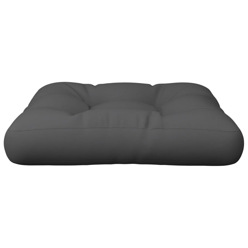 Pallet Cushion Anthracite 60x60x12 cm Fabric