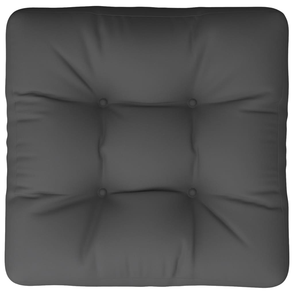 Pallet Cushion Anthracite 60x60x12 cm Fabric