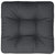 Pallet Cushion Black 60x60x12 cm Fabric