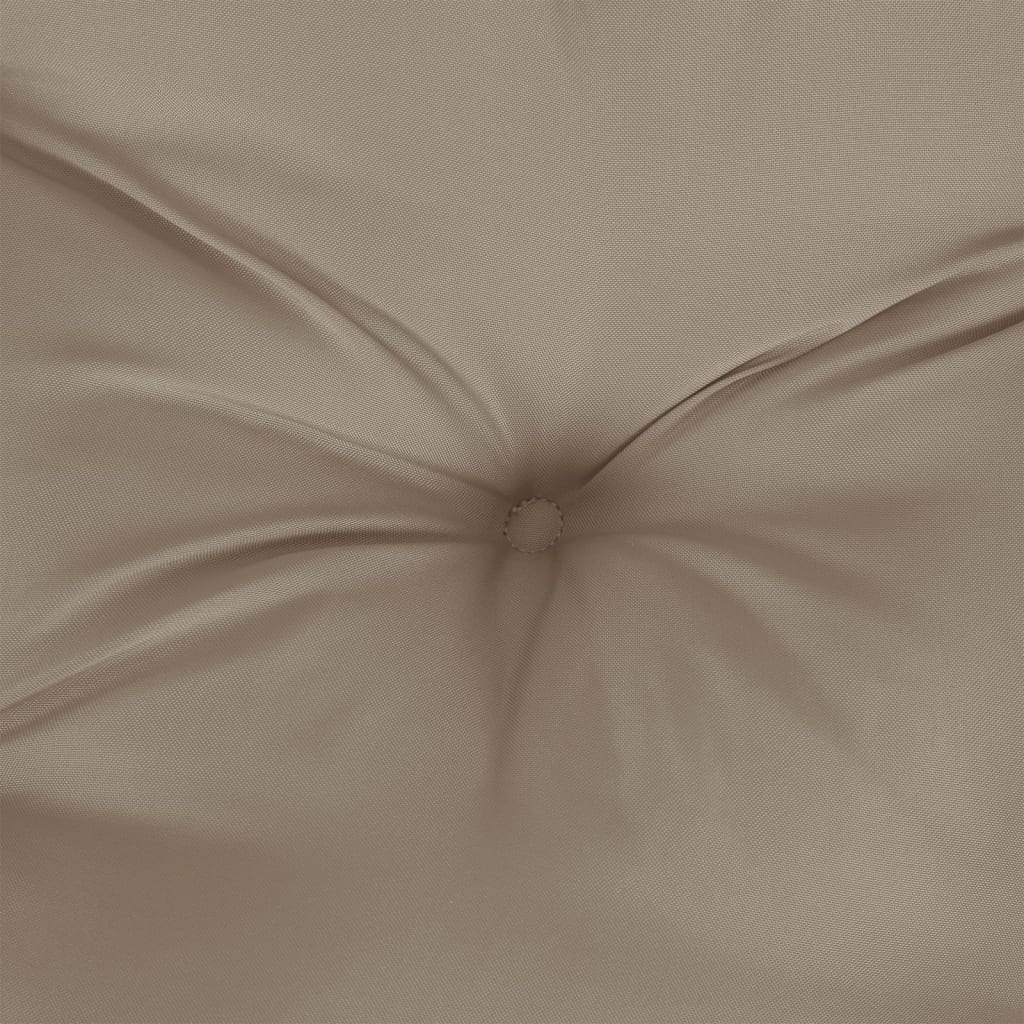 Pallet Cushion Taupe 60x60x12 cm Fabric