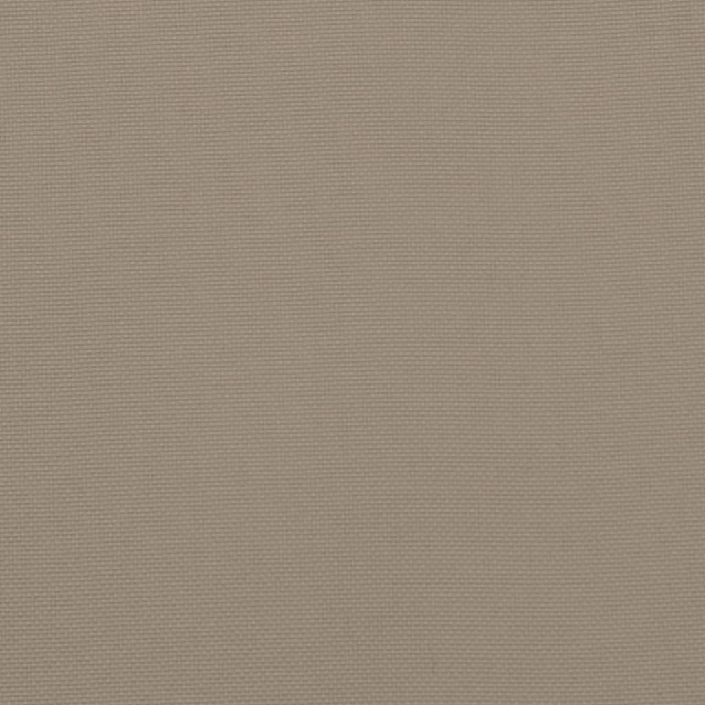 Pallet Cushion Taupe 60x60x12 cm Fabric