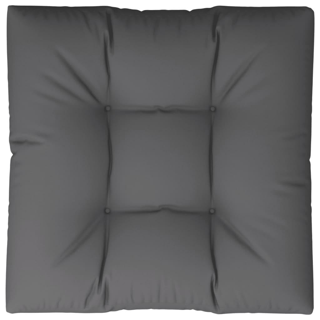 Pallet Cushion Anthracite 70x70x12 cm Fabric