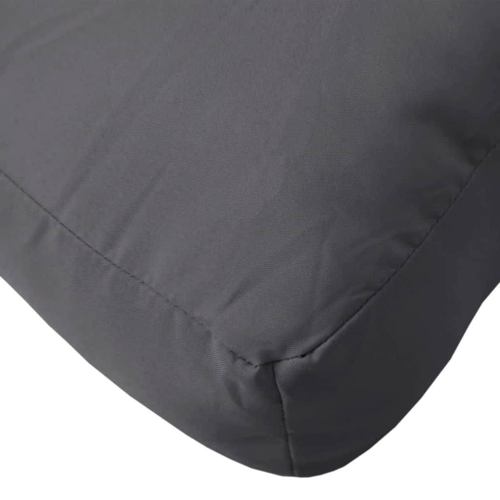 Pallet Cushion Anthracite 70x70x12 cm Fabric