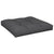 Pallet Cushion Black 70x70x12 cm Fabric