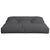 Pallet Cushion Black 70x70x12 cm Fabric