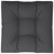 Pallet Cushion Black 70x70x12 cm Fabric