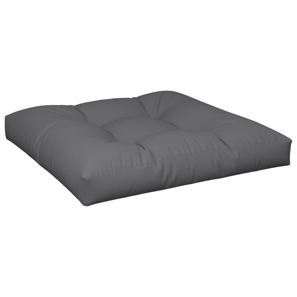 Pallet Cushion Anthracite 80x80x12 cm Fabric