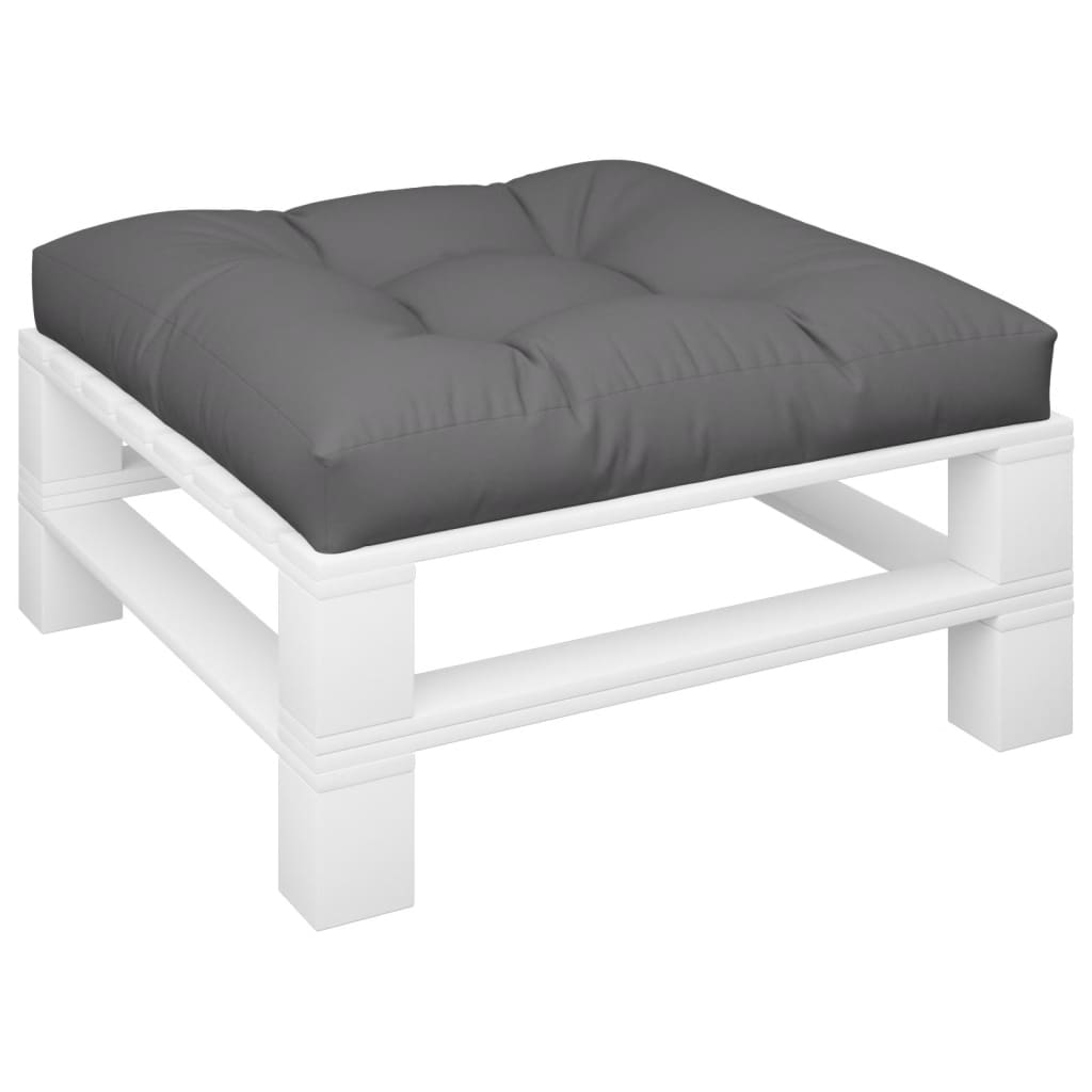 Pallet Cushion Anthracite 80x80x12 cm Fabric
