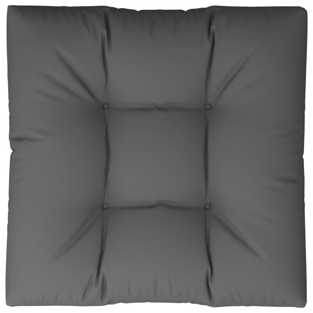 Pallet Cushion Anthracite 80x80x12 cm Fabric