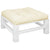 Pallet Cushion Cream 80x80x12 cm Fabric