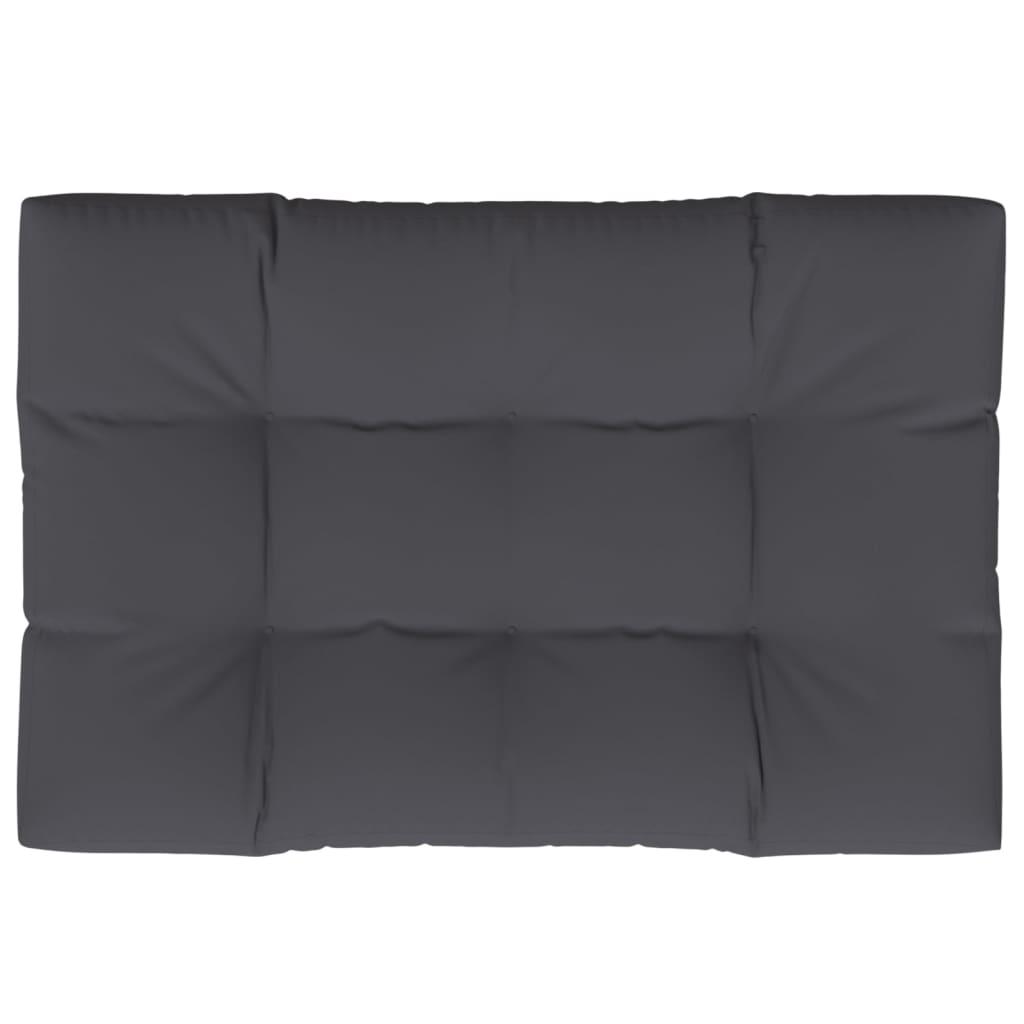 Pallet Cushion Anthracite 120x80x12 cm Fabric