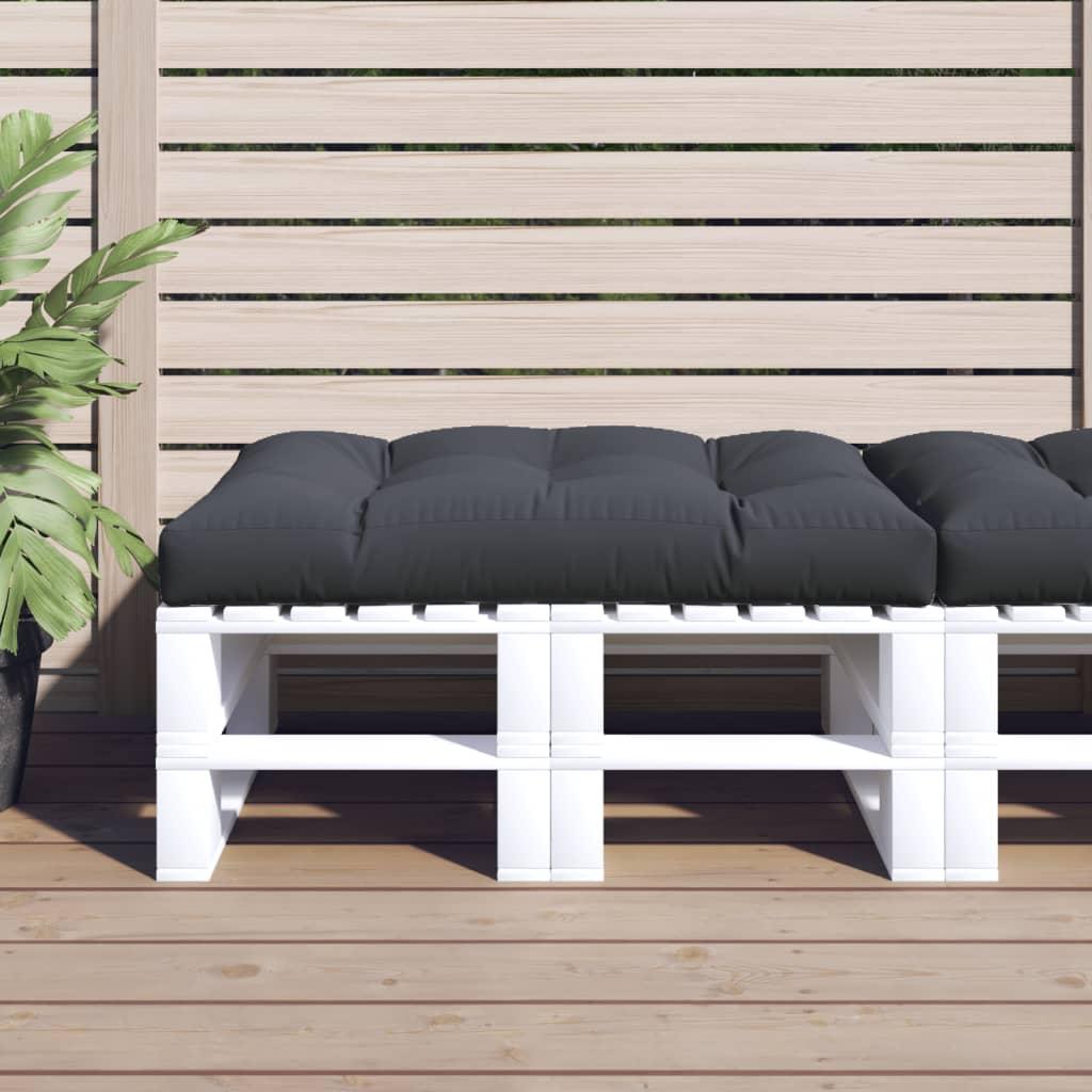 Pallet Cushion Anthracite 120x80x12 cm Fabric